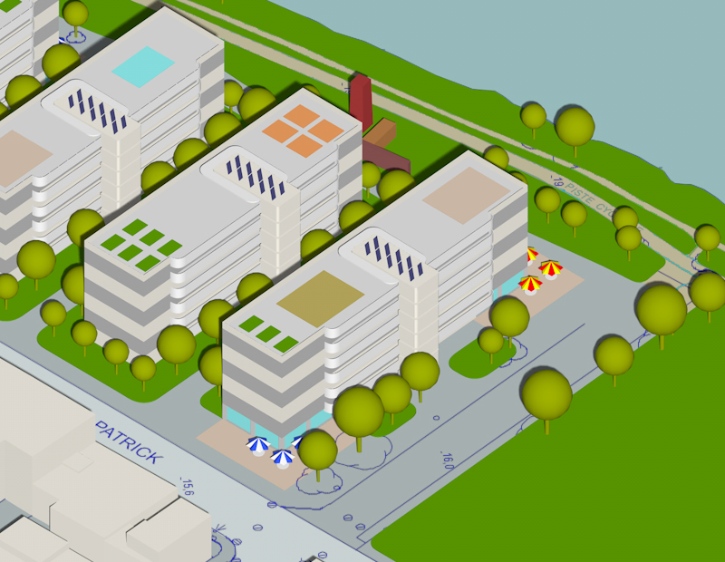 2175 Saint-Patrick - espaces publics